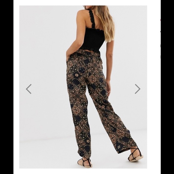 Vila Brand Casual Printed Pants from ASOS - Picture 1 of 4